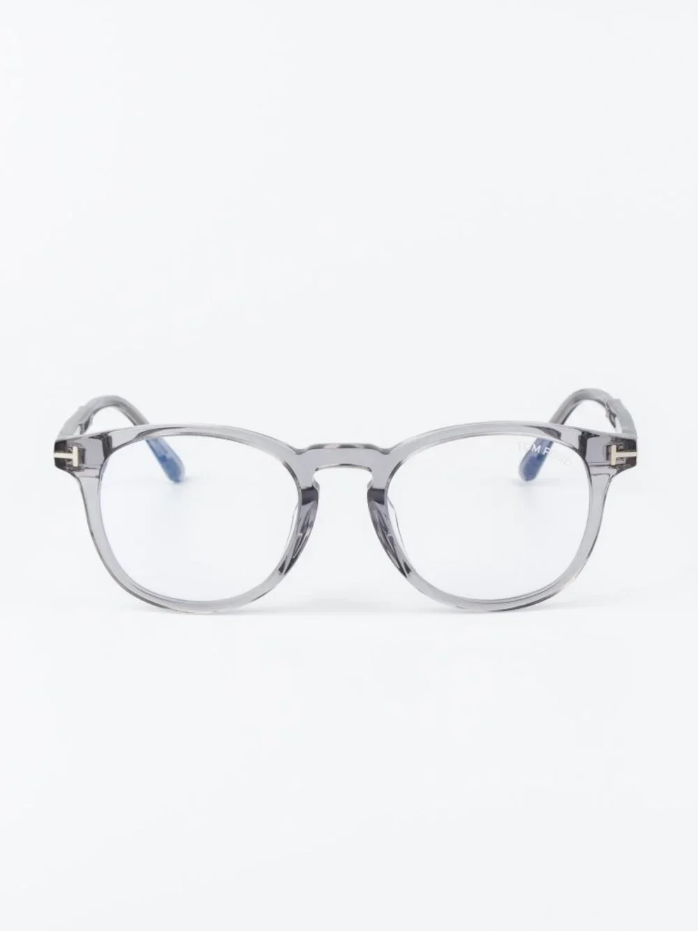 Tom Ford Women Eyeglasses Grey Round FT5891-F-B 020 NEW AUTHENTIC